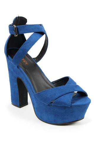 Therapy Mo Mount Heels Blue