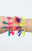 LJC Designs Swing Tassel Bracelet Orange