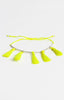 LJC Designs Swing Tassel Bracelet Yellow