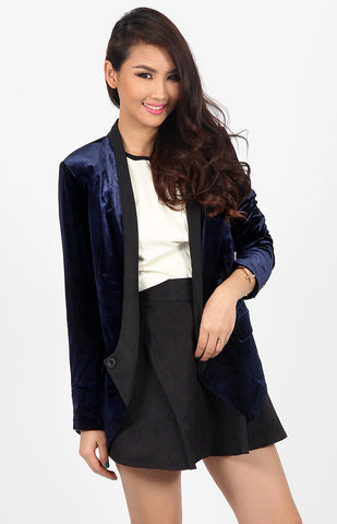 Staple The Label Velvet Blazer