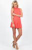 Chase That Feeling Playsuit Coral