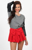 Bow Shorts Red