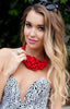Rope Me In Necklace Red