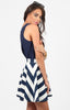 Staple The Label Stripe Skater Skirt