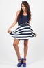 Staple The Label Stripe Skater Skirt